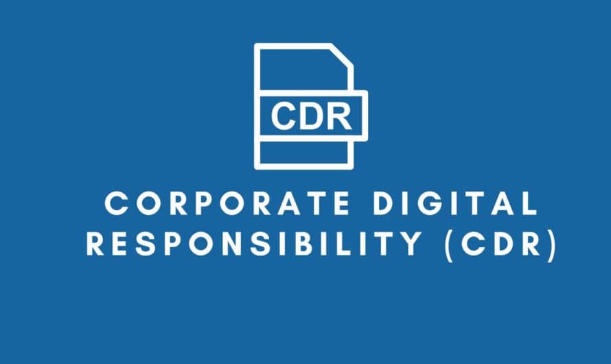 Corporate Digital Responsibility (CDR)